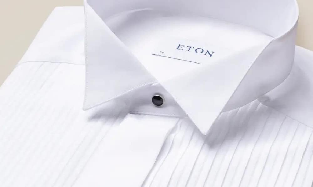 an eton wing collar shirt
