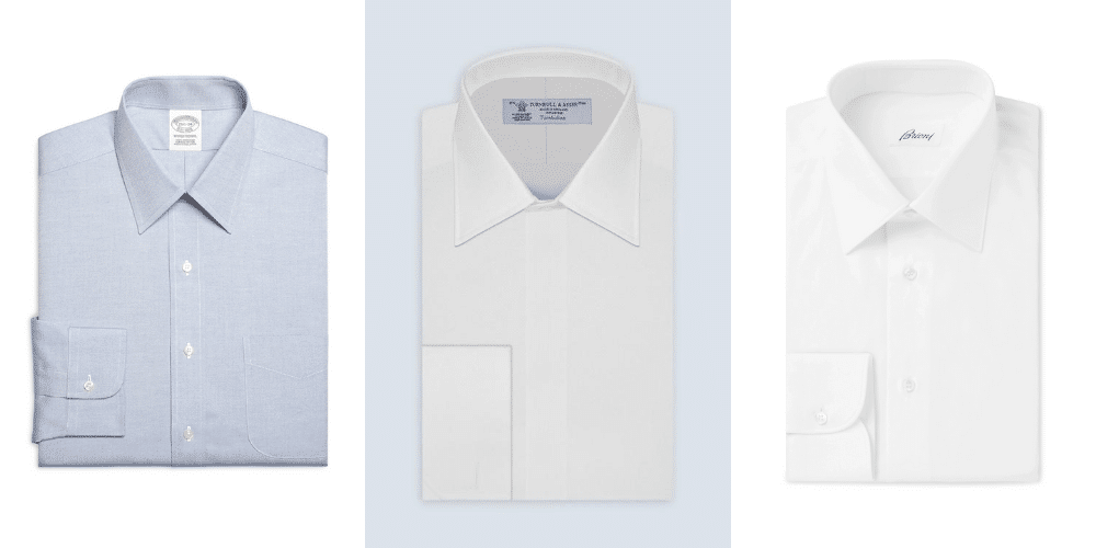 examples of point collar shirts