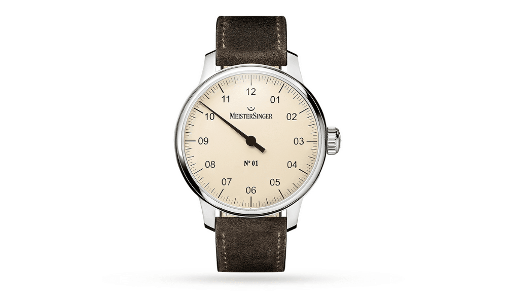 Meister Singer automatic ivory watch