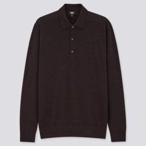 Merino Wool L/S Polo Shirt