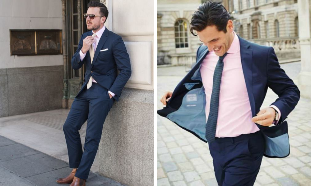 55 Ways Men Can Wear a Navy Blue Suit | AGR