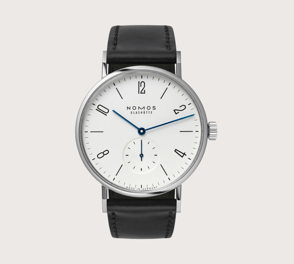 nomos tangomat minimalist watch
