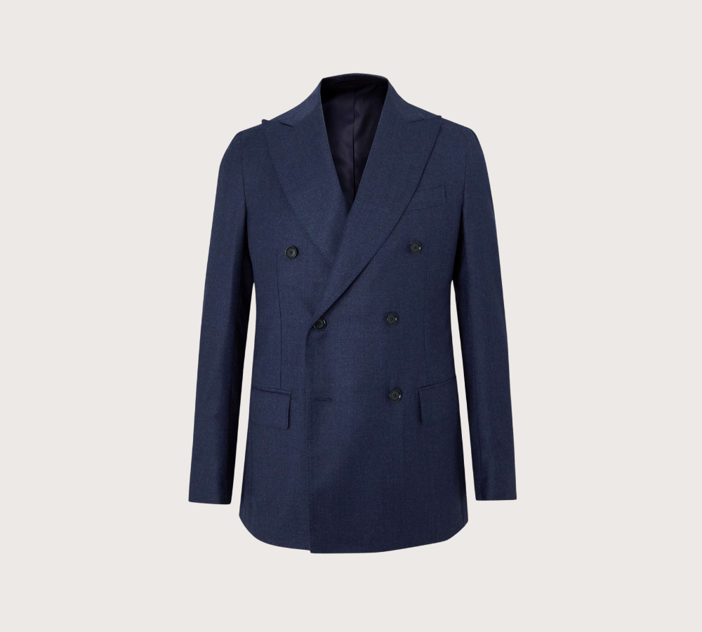 De Petrillo Wool Double Breasted Suit