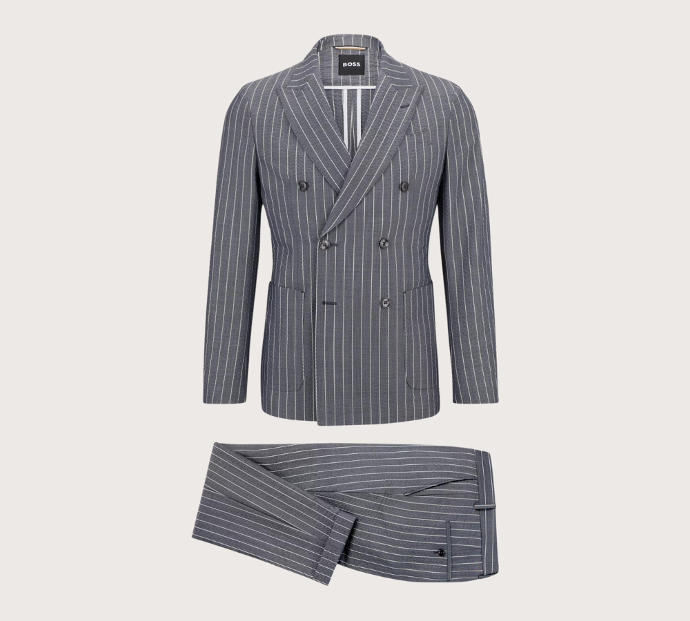 Hugo Boss Seersucker Pinstripe Suit