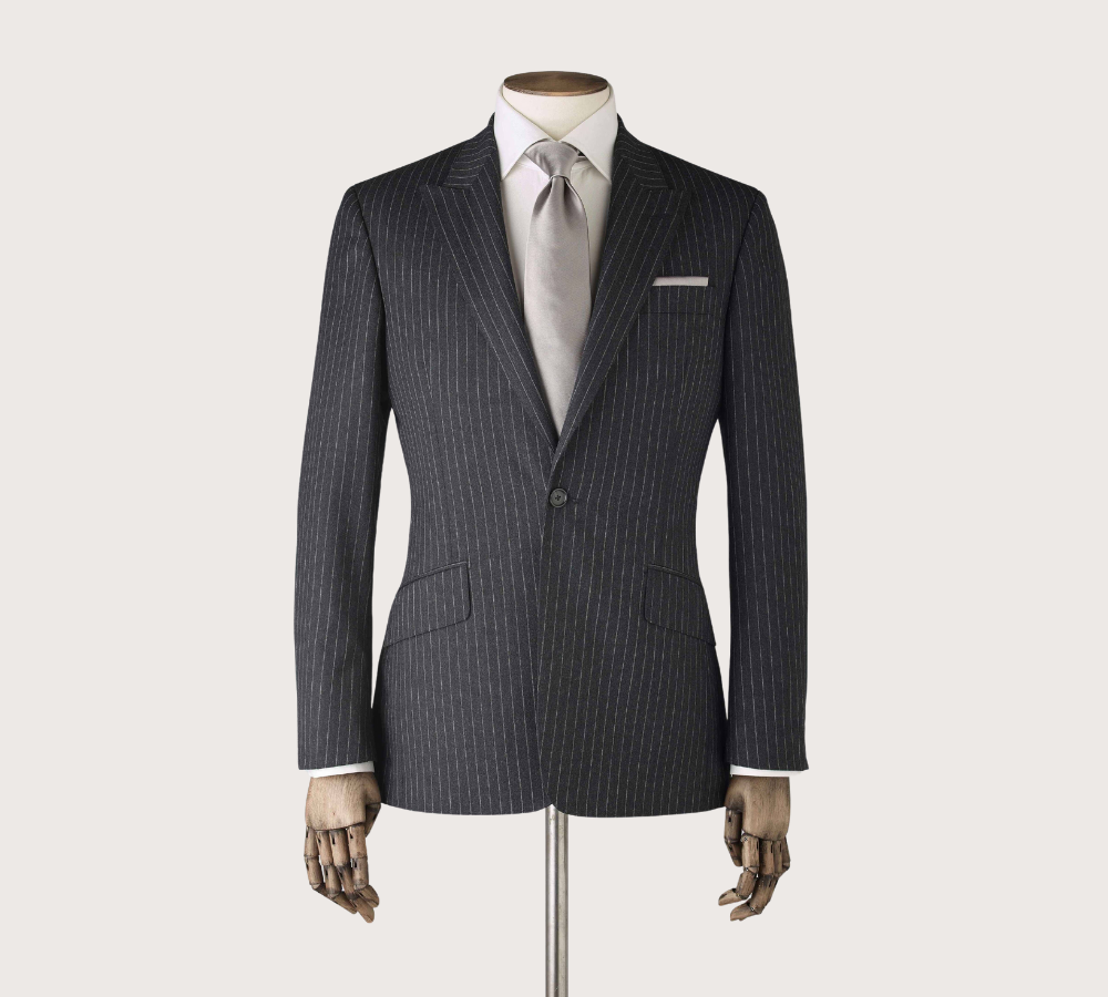 Savile Row Co Pinstripe Super 110s Wool Suit