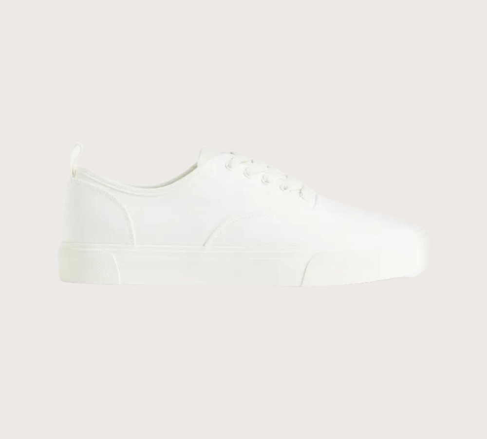 H&M Canvas White Trainers