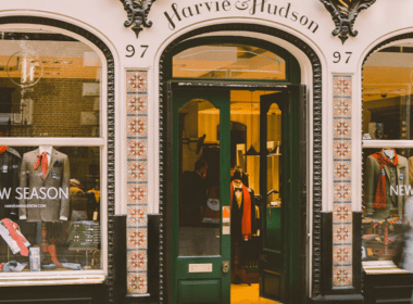 exterior of harvie hudson store