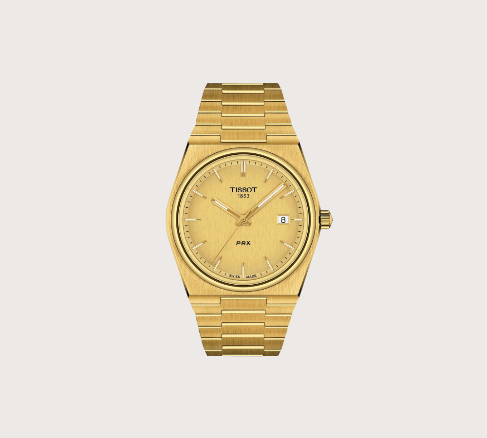 Tissott classic gold watch